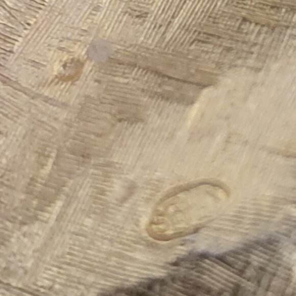 Vintage 60s Sphinx of London Gold Folded Leaf with Pearl Brooch Pin - Picture 6 of 8